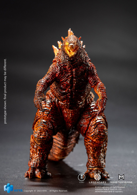 Godzilla Exquisite Basic Actionfigur Godzilla: King of the Monsters Burning Godzilla 18 cm