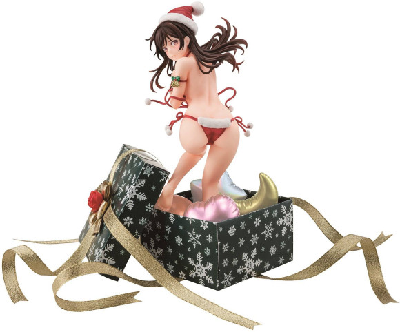 Rent-A-Girlfriend PVC Statue 1/6 Mizuhara Chizuru in a Santa Claus Bikini De Fluffy 24 cm