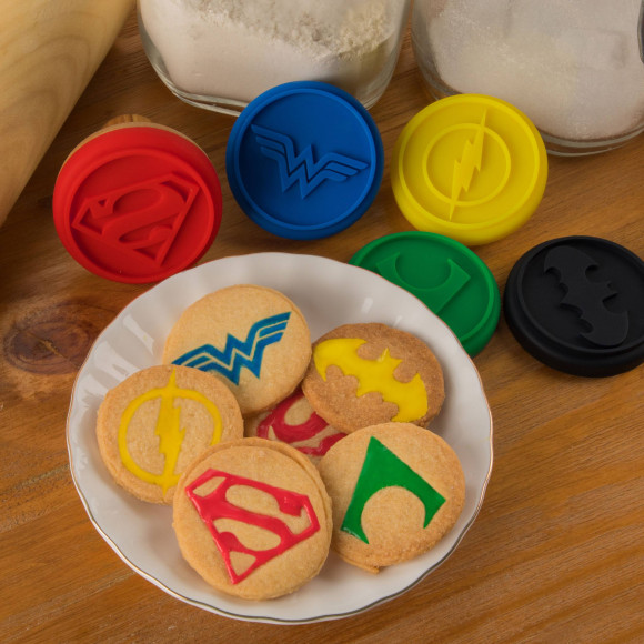 Justice League Keksstempel Flash, Batman, Superman, Aquaman, Wonder Woman