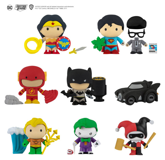 DC Comics Gomee Sammelfiguren aus Gummi Mystery Display (24)