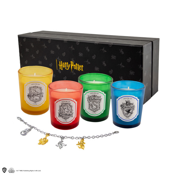 Harry Potter Kerze 4er-Set mit Armband
