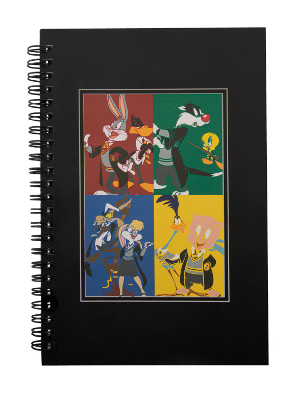 Looney Tunes Notizbuch Looney Tunes' Hogwarts Houses