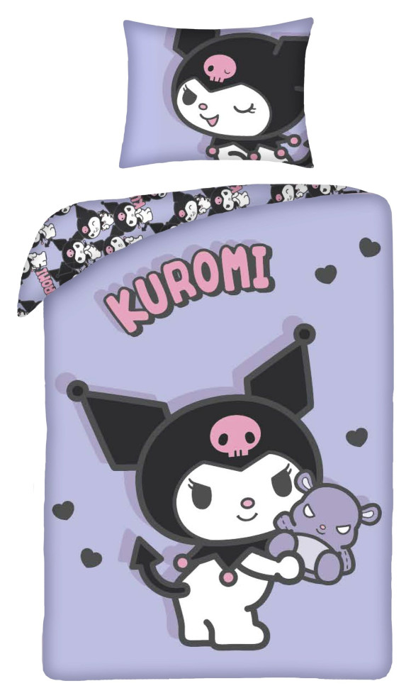 Sanrio Bettwäsche Kuromi Ver. 1 140 x 200 cm / 70 x 90 cm             