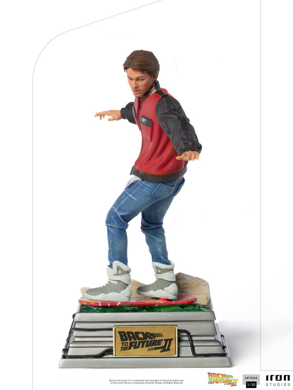 Zurück in die Zukunft II Marty McFly Hoverboard Art Scale Statue 22 cm