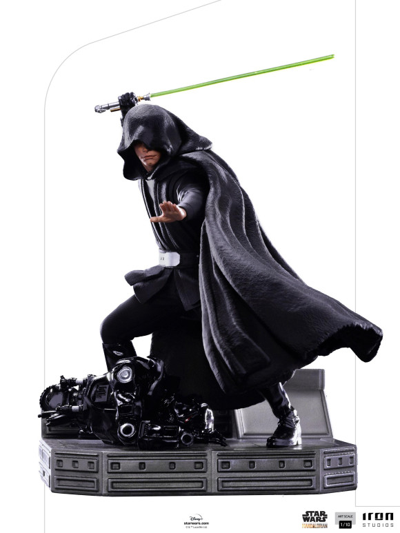 Star Wars The Mandalorian Luke Skywalker Combat Version BDS Art Scale Statue 24 cm
