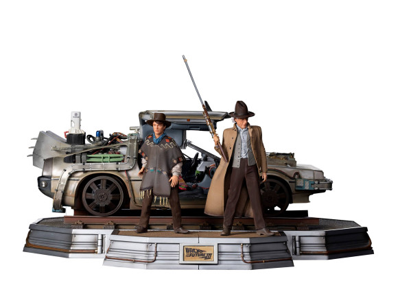 Zurück in die Zukunft III Art Scale Statuen 1/10 Full Set Deluxe 57 cm