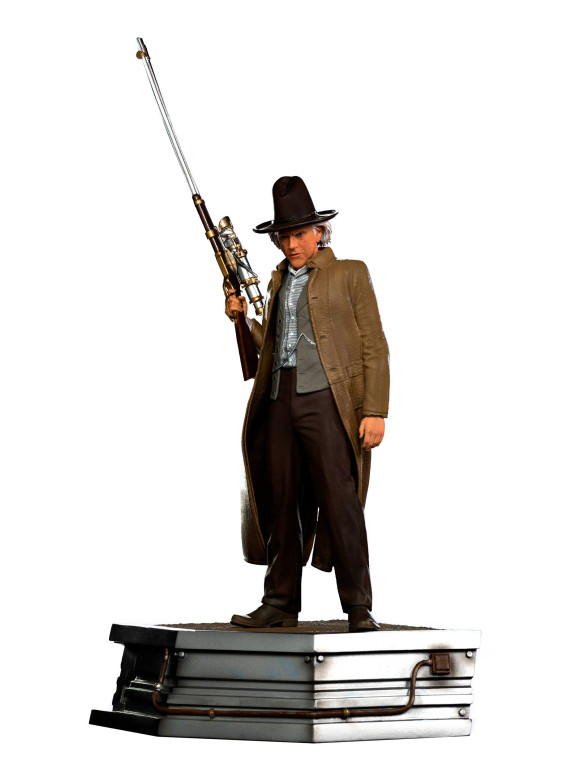 Zurück in die Zukunft III  Doc Brown Art Scale Statue  32 cm