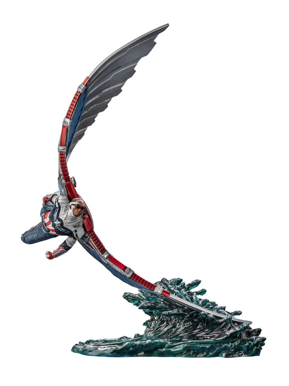 The Falcon and The Winter Soldier BDS Art Scale Statue 1/10 Captain America Sam Wilson Deluxe 46 cm