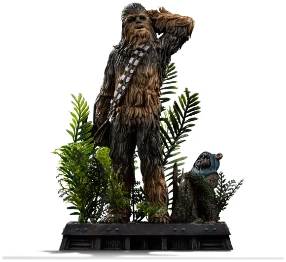 Star Wars Episode VI Art Scale Statue 1/10 Chewbacca and Tokkat 22 cm            