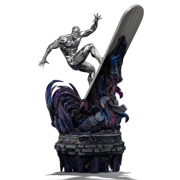 Marvel Comics Infinity Gauntlet Diorama Art Scale Statue 1/10 Silver Surfer Deluxe 36 cm
