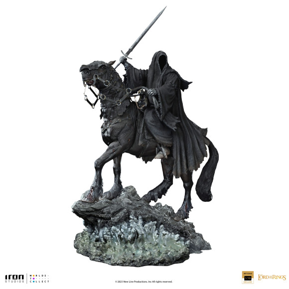 Herr der Ringe Deluxe Art Scale Statue 1/10 Nazgul on Horse 42 cm