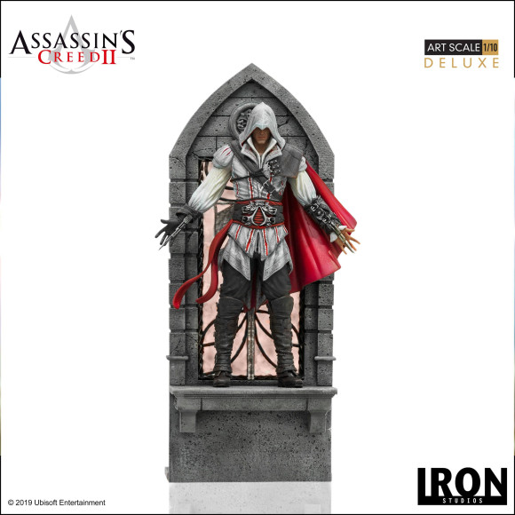 Assassins Creed II Ezio Auditore Art Scale Statue 31 cm Deluxe Version
