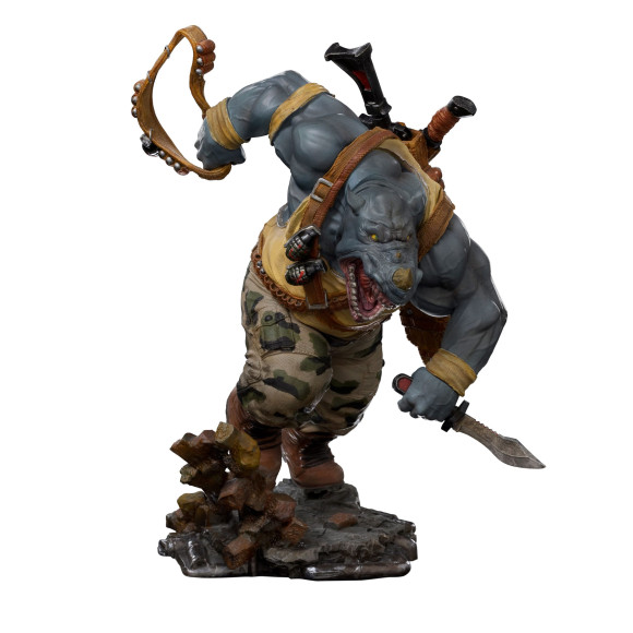 Teenage Mutant Ninja Turtles BDS Art Scale Statue 1/10 Rocksteady 24 cm