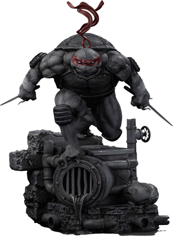 Teenage Mutant Ninja Turtles Art Scale Statue 1/10 Raphael Black and White Variant 26 cm heo exclusive  