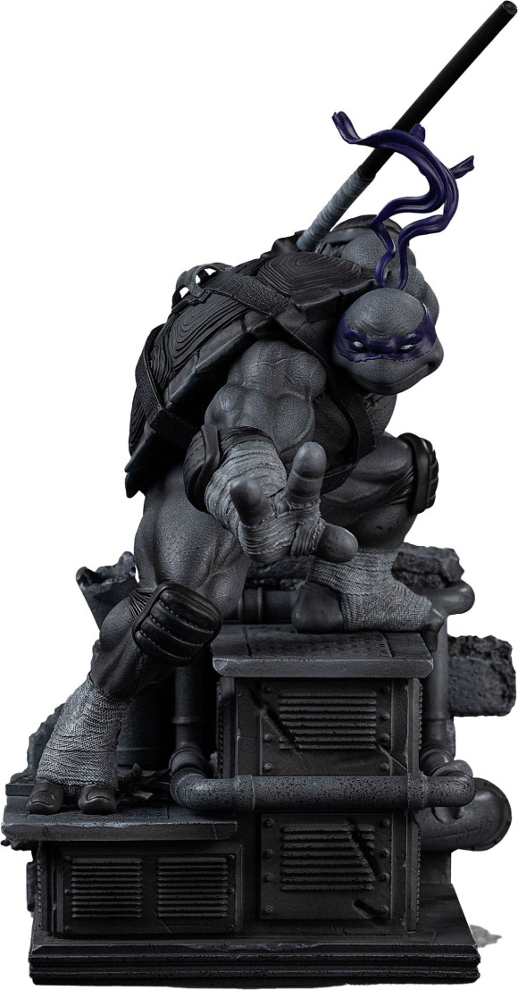 Teenage Mutant Ninja Turtles Art Scale Statue 1/10 Donatello Black and White Variant 26 cm heo exclusive  