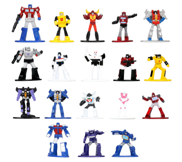 Transformers Nano Metalfigs Diecast Minifiguren 18-er Pack Wave 1 4 cm