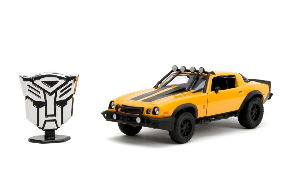 Transformers Diecast Modell 1/24 1977 Chevy Camaro T7 Bumblebee