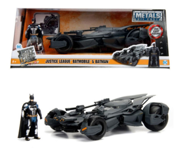 DC Comics Diecast Modell 1/24 Batman Justice League Batmobile