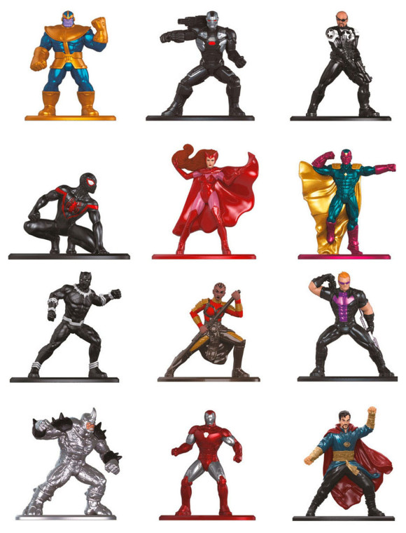Marvel Nano Metalfigs Diecast Minifiguren Display 4 cm (24)