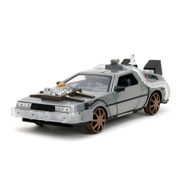 Zurück in die Zukunft 3 Diecast Modell 1/24 Time Machine Model 4