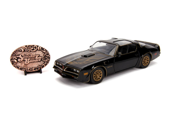 Ein ausgekochtes Schlitzohr Hollywood Rides Diecast Modell 1/24 1977 Pontiac Firebird