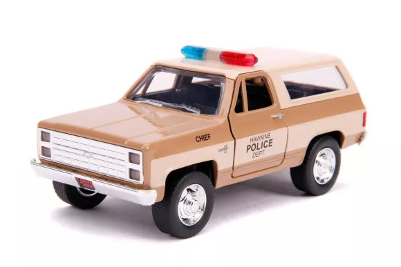 Stranger Things Hollywood Rides Diecast Modell 1/32 1980 Chevy K5 Blazer
