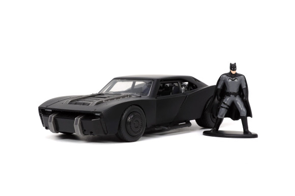Batman 2022 Hollywood Rides Diecast Modell 1/32 2022 Batmobil mit Figur