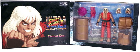 Ultra Street Fighter II: The Final Challengers Actionfigur 1/12 Violent Ken Next Level SDCC 2024 Exclusive 15 cm