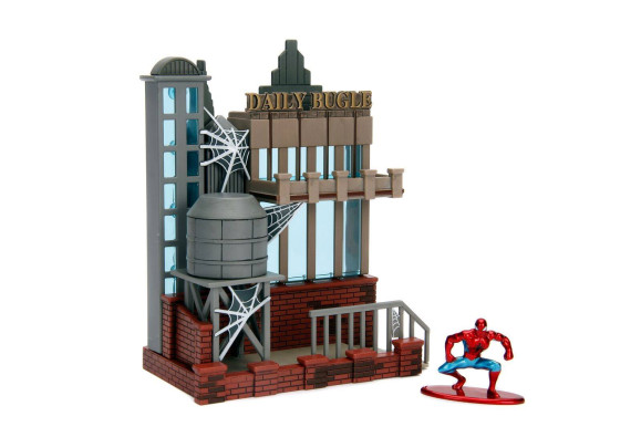 Spider-Man Daily Bugle Nano Metalfigs Nano Scene Diorama
