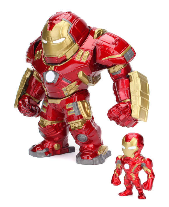 Avengers Hulkbuster & Iron Man Die Cast Figuren 15 cm