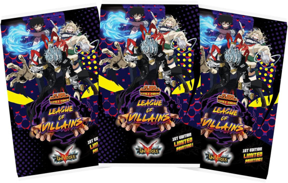 My Hero Academia Trading Cards Booster Packs Serie 4 League of Villains Hanging Mass Display (48) *Englische Version*