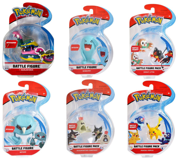 Pokémon Battle Figure Pack Minifiguren Sortiment 5 cm (6)