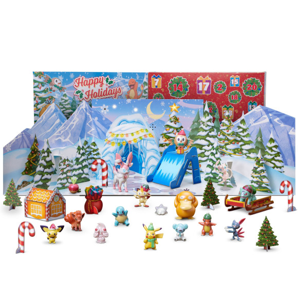 Pokémon Deluxe Adventskalender Holiday 2022 *Version DE/FR/NL*