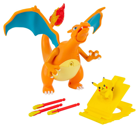 Pokémon Interaktive Deluxe Actionfigur Glurak 15 cm