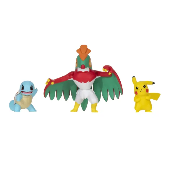 Pokémon Select Battle Figur Pikachu, Schiggy, Resladero 7,5 cm