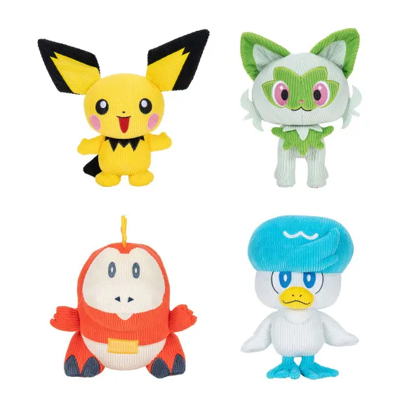 Pokémon Select Plüschfiguren Corduroy 20 cm Sortiment (6)