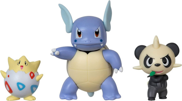 Pokémon Battle Figure Set Figuren 3er-Pack Togepi, Pam-Pam, Schillok