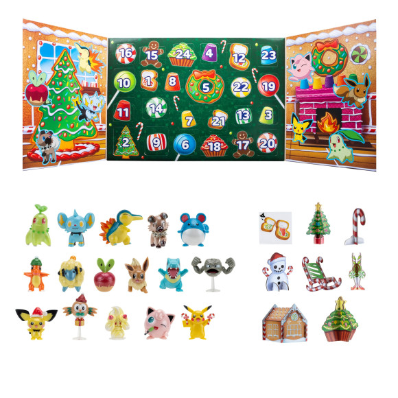 Pokémon Battle Figures Adventskalender Holiday 2023