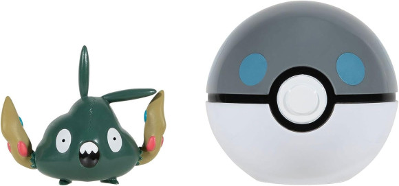 Pokémon Clip'n'Go Poké Balls Unratütox & Schwerball