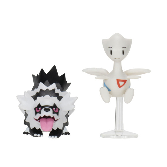 Pokémon Figuren 2er-Pack Galarian Zigzagoon & Togetic with Stand 8 cm 