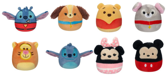 Disney Squishmallows Plüschfiguren 5 cm Sortiment (8)