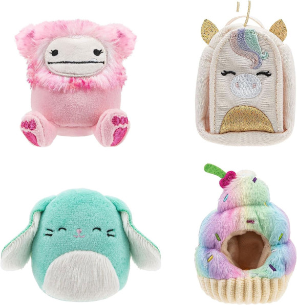 Squishville Mini Squishmallows Plüschfigur Accessoires Set Pausenspaß 5 cm