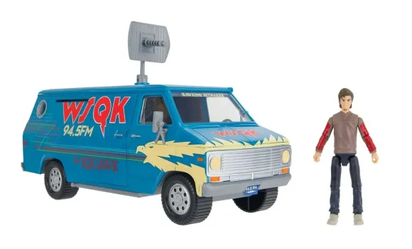 Stranger Things World Of Figure & Vehicle Fahrzeug mit Actionfigur The Squawk van Playset with Steve 