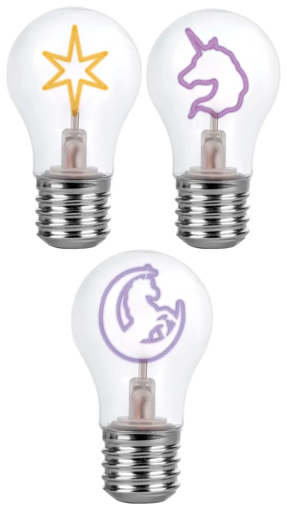 Unicorn Academy LED-Glühbirnen Lampen Sortiment (12)