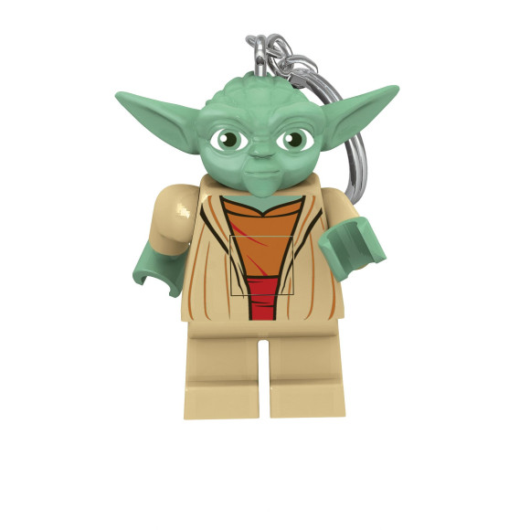 LEGO Star Wars Schlüsselanhänger mit Leuchtfunktion Yoda 6 cm