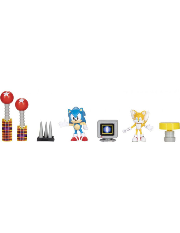 Sonic - The Hedgehog Diorama Spielset 30th Anniversary 6 cm