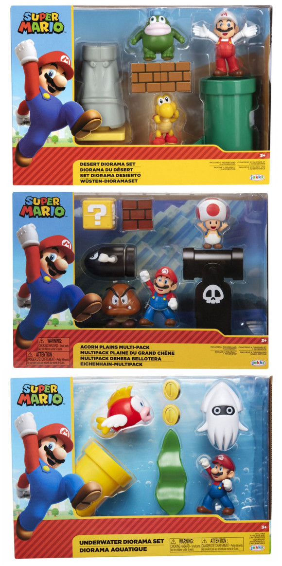 World of Nintendo Super Mario Diorama Set Sortiment (6)