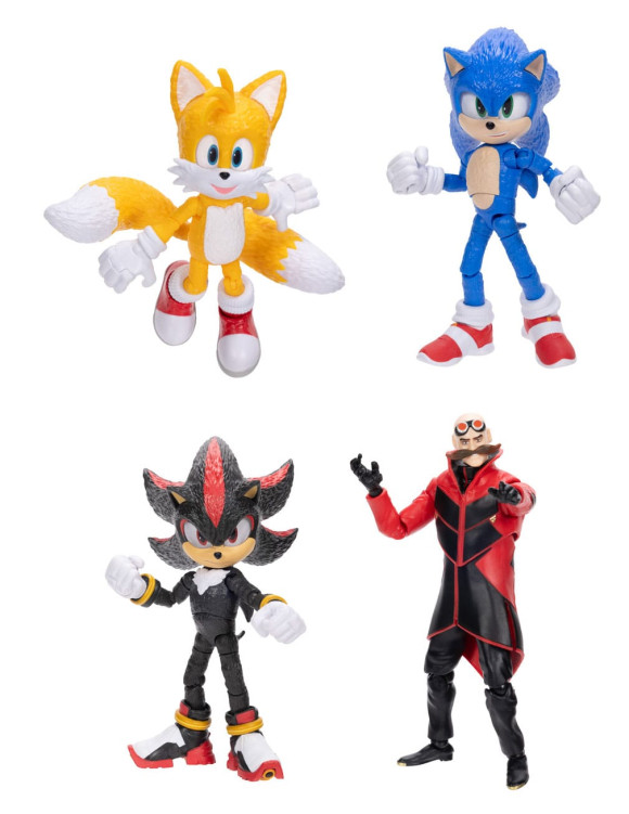 Sonic - The Hedgehog 3 Minifiguren Wave 1 13 cm Sortiment (6)
