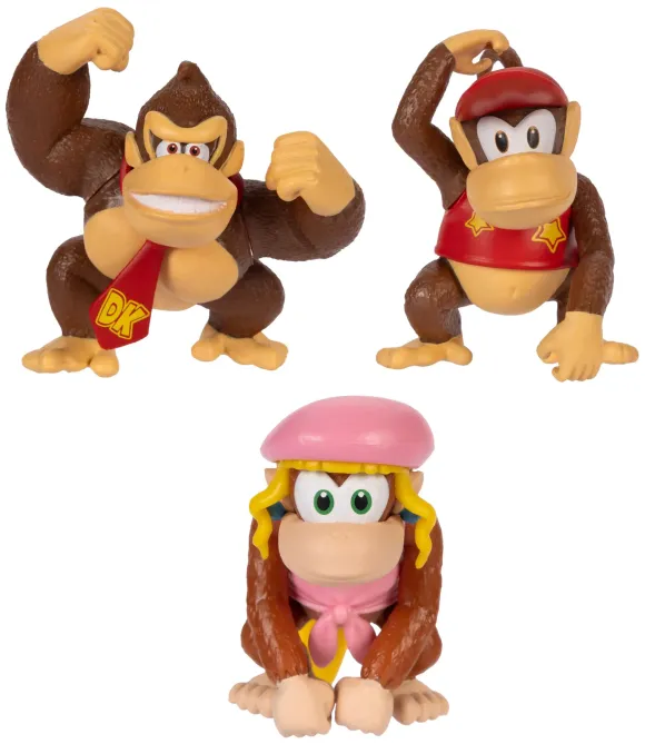 World of Nintendo Minifiguren Donkey Kong 6 cm Sortiment (16)           