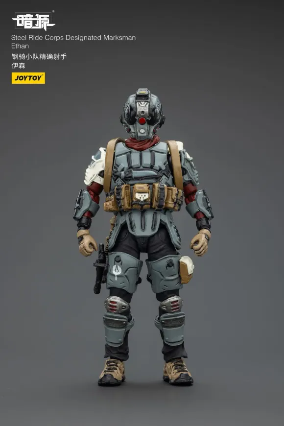 Steel Ride Corps Dark Source Actionfigur Designated Marksman Ethan 7 cm